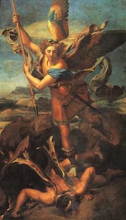 Perino del Vaga, St Michael, Castel Sant'Angelo, Rome, 1545-58