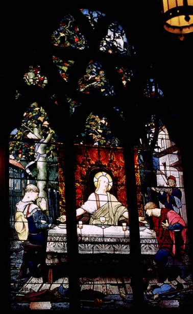 Eugene Oudinot, Supper at Emmaus, Christ 
Episcopal Church, the Bronx, New York, c.1890