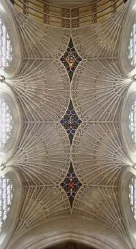 Bath Abbey, fan vault over nave, by Keith Stanley