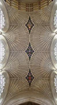 Bath Abbey, fan vault over nave, by Keith Stanley