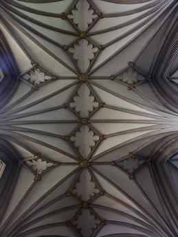 Bristol Cathedral, Choir Vault, from Kimsey's European Photos)
