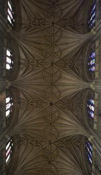 Canterbury Cathedral, nave vault, from Kimsey's Europe Photos