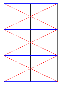 basic quadripartite/domed-up groin vault with ridge rib