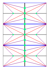 basic tierceron vault has extra ribs between the diagonal ribs and transverse arches