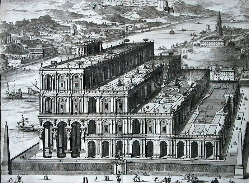 classicizing reconstruction by Athanasius Kircher, 1679